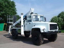 AGP-18T autohydro lift GAZ-33088 17.8M 250KG 9.5M