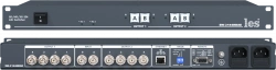 SW-2144HDAE - 2 in 1 standby switcher for 3G/HD/SD-SDI and DVB-ASI signals. 4 master outputs, 4 previews. Control from the face