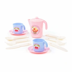 Children's crockery set "Anyuta" for 2 persons (V5) (12 pieces) (in a net), Item No. 80059