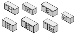 Mobile service cabinet