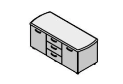Mobile service cabinet. Furniture set "New.Tone"