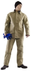 Special tarpaulin suit "Welder-specialist" for protection against sparks and splashes of molten metal, code 16004
