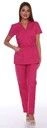 Women's labour suit No. K-408 (blouse and trousers) for protection against general industrial pollution and mechanical actions (