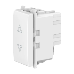 CADUCEUS ALING Experience Flush-mounted switch for roller blinds, 10A, 250V~, 1M, white, art. no. 72118.9. 72118.0