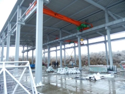 Single girder electric overhead travelling overhead travelling crane in version, model FZI X-A-Q-L-H-E