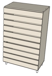 Storage rack for newspapers and magazines