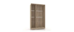 Bruna LD 631150.000 three-piece wardrobe case (Sonome H light)