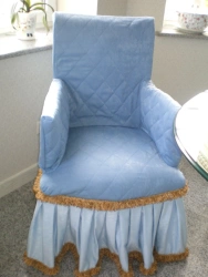 Chair cover (fabric product for decorating and protecting chairs)