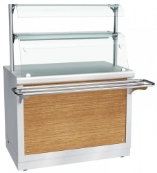 Refrigerated high-temperature display counter with neutral cabinet ???(?)-70?-06-?? (kashir.)