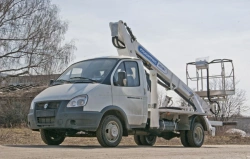 Telescopic autohydro lift AGP-18T GAZ-33027 17.5M 80/250KG 9.5/6.4M