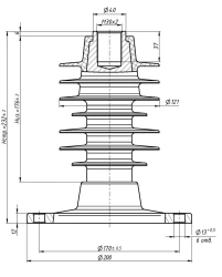 Insulator OSC 8-20-A01-2 UHL2 (T2)