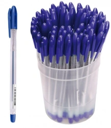 Ballpoint pen "VeGa" blue 0.7mm oil-based pen barrel