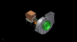 Corrosion-resistant fan VDN-KNZh