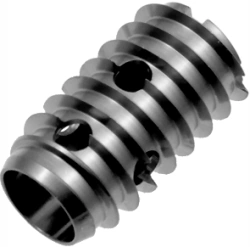 Closed threaded cylindrical interbody cage, cervical, diameter Ø14 mm, item 844.213.
