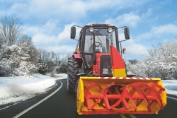 Buran-3 milling-rotor snowplough