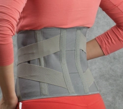 Semi-rigid fixation corset