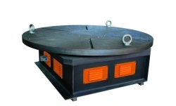 Swivelling support table 3t (f1600) complete with cabinet and control panel