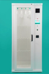 Device for automated drying and storage of flexible endoscopes "ENDOKAB" version ENDOKAB-4A