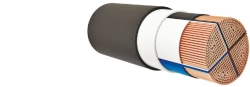 Flame retardant power cable with cross-linked polyethylene insulation for voltage up to 1kV PvVVGGng(A)-LS