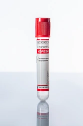 Venous blood vacuum tubes CORVEY with clotting activator, plastic, Size: 16*100 mm; vacuum volume: 6 ml