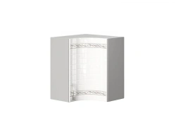 Anastasia Type 3 831 front (White, with straight routing and pattern, handle included )