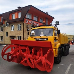 Milling-rotor snow plough SFR-1 model 7963M1 on the basis of KAMAZ 6520-53, 6520-V5, 6520-A5 chassis.