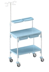 Medical instrumental trolley TI-2-VSh-01-"KRONT" according to TU 9451-005-11769436-2002 in delivery variant TI-2-VSh-01-"KRONT".