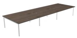 Conference table (conference table, conference table) on a metal frame rectangular (TU 31.01.12-002-24830516-2021)