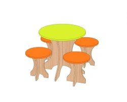 Play corner "Cafe-1" children's IU-K1