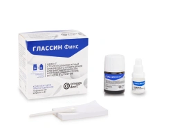 Chemical-curing glass-polyalkenate cement for fixation of crowns, bridges, inlays and posts "Glassine Fix", with prolonged durat