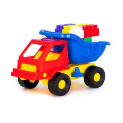 Set No. 45: "Kuzya-2", Dump Truck + Builder Constructor (18 elements), item No. 2822