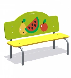 Bench "Fruit" (plywood) Romana 302.09.00-08