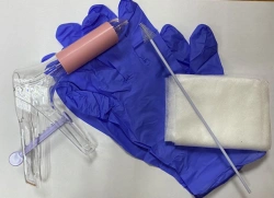 Set of gynaecological articles for cervical and vaginal sampling disposable sterile sterile "Femina®" with mirror L and sph.