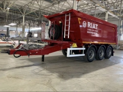 Tipper trailer, modification 85830F, configuration 85830F-18B, with "BPV-Ost" axles: HSFALM 9010-15 V36 ECO-PLUS 3 61.68.361.147