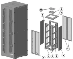 Telecommunication cabinet ??-?-47U-800?2260?800-?2?2?-?