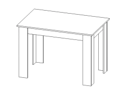 Wooden dining table for dining room and living room model C 10