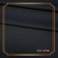 Ready-made dyed cotton flannel black fabric Article 1670