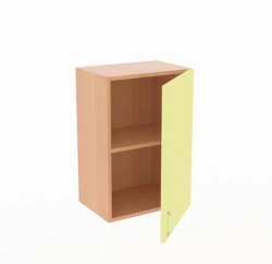 Hinged wardrobe with shelf one-door Model: ??-1 of "Edelwood" trade mark.