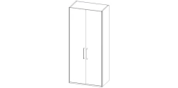 Set of furniture for common room "Salvador" Double wardrobe Art.Sh1020H S01 D/D