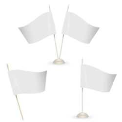 Desktop flags (sublimation and volume printing - silkscreen)