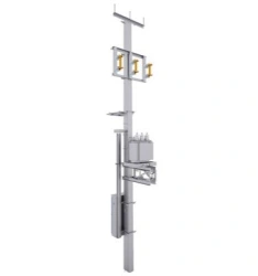Complete transformer substation of pole type STP-6(10)/0,4 kV