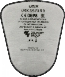 Aerosol filter UNIX 223 P3 R D
