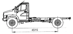 Chassis, Modification C41A33 (diesel engine YAMZ EURO-3, ECU MD22), N2G