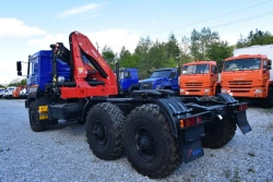 Special tractor-tractor truck with CMU produced by INMAN JSC on URAL 7470-01 chassis. Make GIRD. Type 5849AS. Modification 5849A