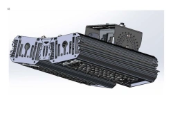 LED luminaire "Industrial Design MTM IoT" series CUBIC 120 Two modules Connection from sides 15 degrees Mounting CUB HOM
