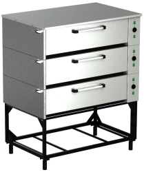 Broiler-baking cabinet, sectional, electric, EShP-3s (y) with vapour moistening system