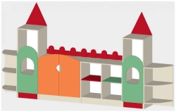 Wall for toys "ZAMOK 2" art. S.06.102