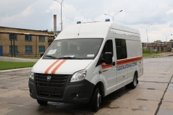 AGDZS (NEXT) gas smoke protection service vehicle on GAZ A chassis (chassis modifications, base vehicles A21R23, A21R33,