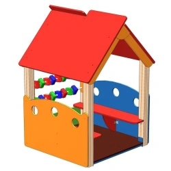 Children's playhouse made of plywood 1200x1200x1900MM