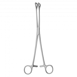 TSH-04-169-26 Forceps for grasping postnatal cervix, straight, 260 mm